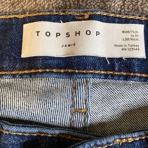 High-waisted Top Shop Jeans (Jamie)